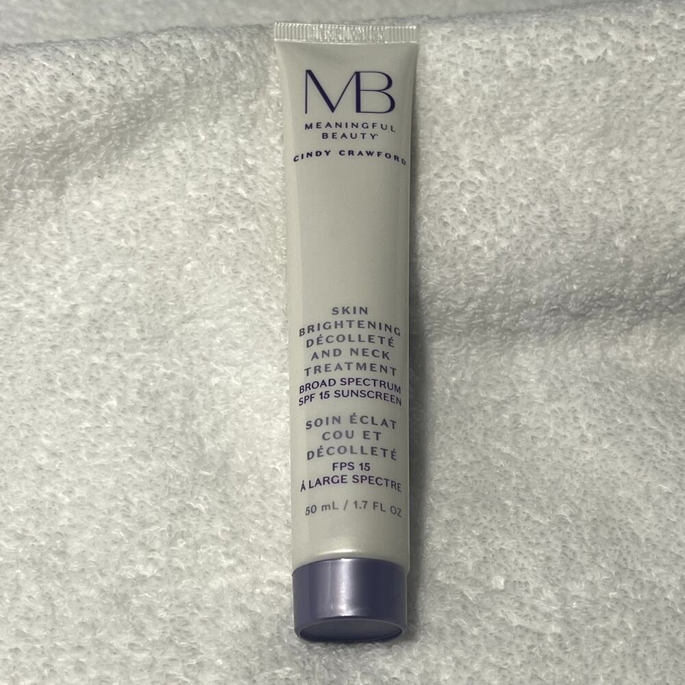 Cindy Crawford Meaningful Beauty Skin Brightening Decollete Neck Treat 1.7 Fl Oz